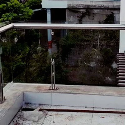 Lan Can Kính Cầu Thang