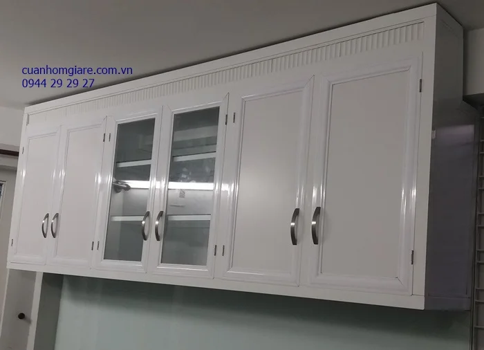 Tủ bếp nhôm kính nhỏ 1