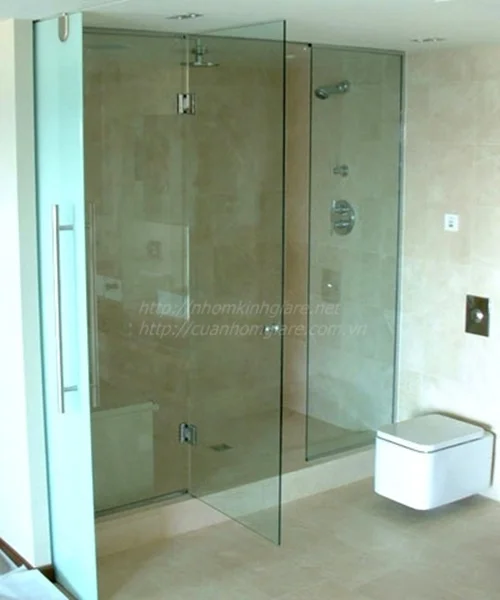Vách ngăn phòng tắm kính cường lực 2