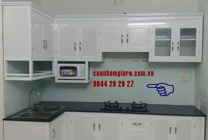 Có nên làm tủ bếp nhôm kính không 2