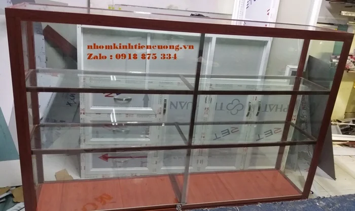 Tủ nhôm kính bán hàng giá rẻ 3