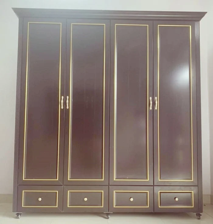 Tủ nhôm kính đựng quần áo giá rẻ 1