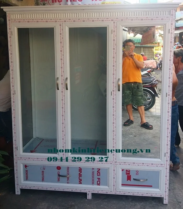 Tủ quần áo nhôm 2