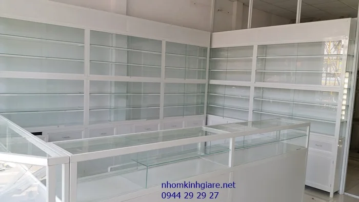Tủ thuốc tây nhôm kính 5