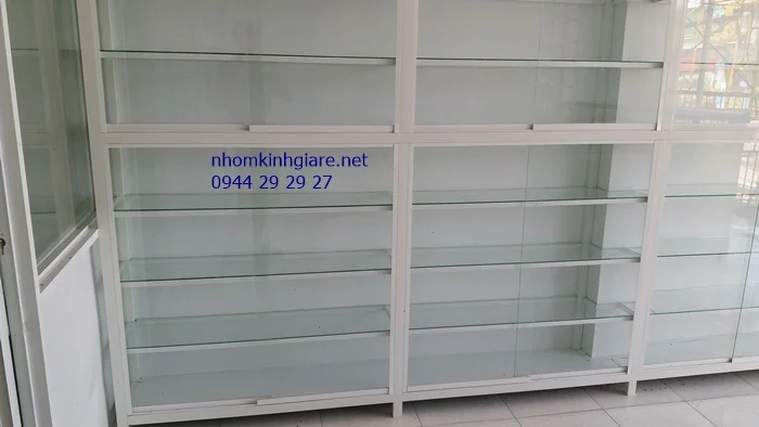 Tủ thuốc tây nhôm kính 6