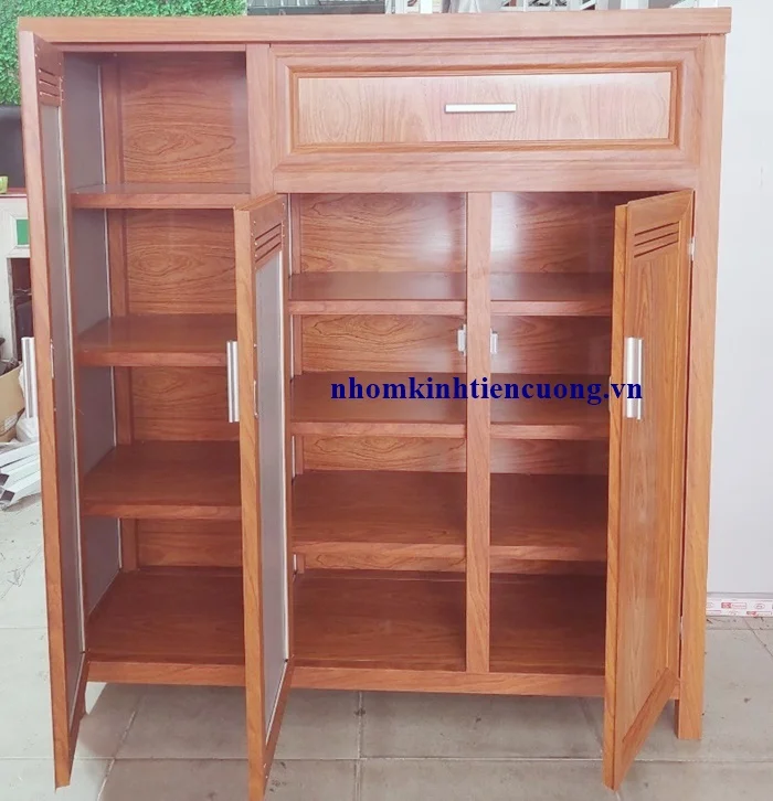 Tủ giày dép nhôm 2