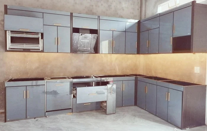 Tủ bếp nhôm kính cao cấp 5