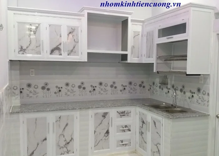 Tủ bếp nhôm đẹp 7