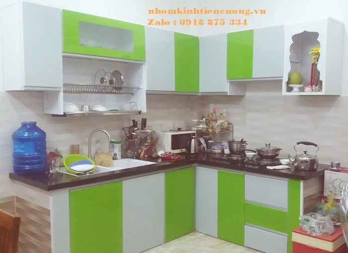 Tủ bếp nhôm đẹp 8